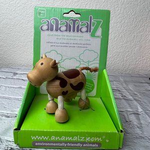 ANAMALZ Wooden Cow wooden figure toy